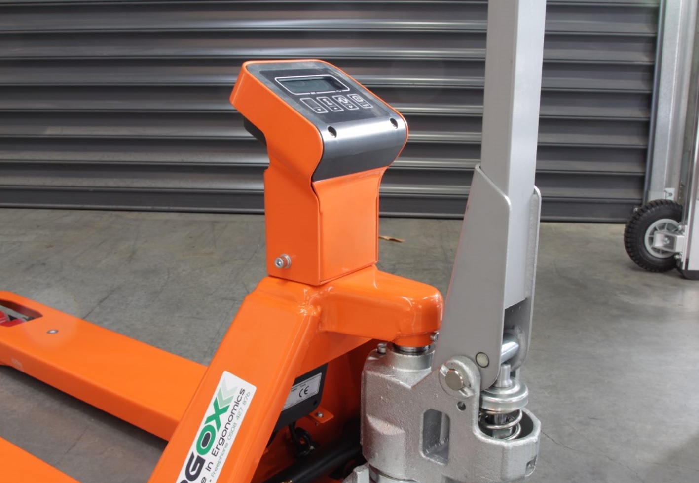 Pallet Truck Weigh Scales and Tiller